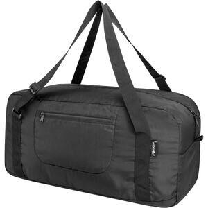 New Foldable 55 L Capacity Black Duffle Bag
